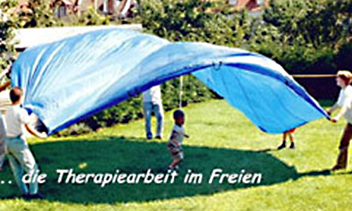 Ergotherapie Bernburg - Terapiearbeit im Freien